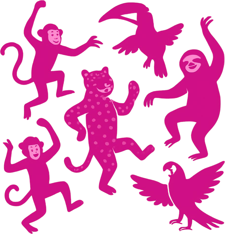 animales bailando